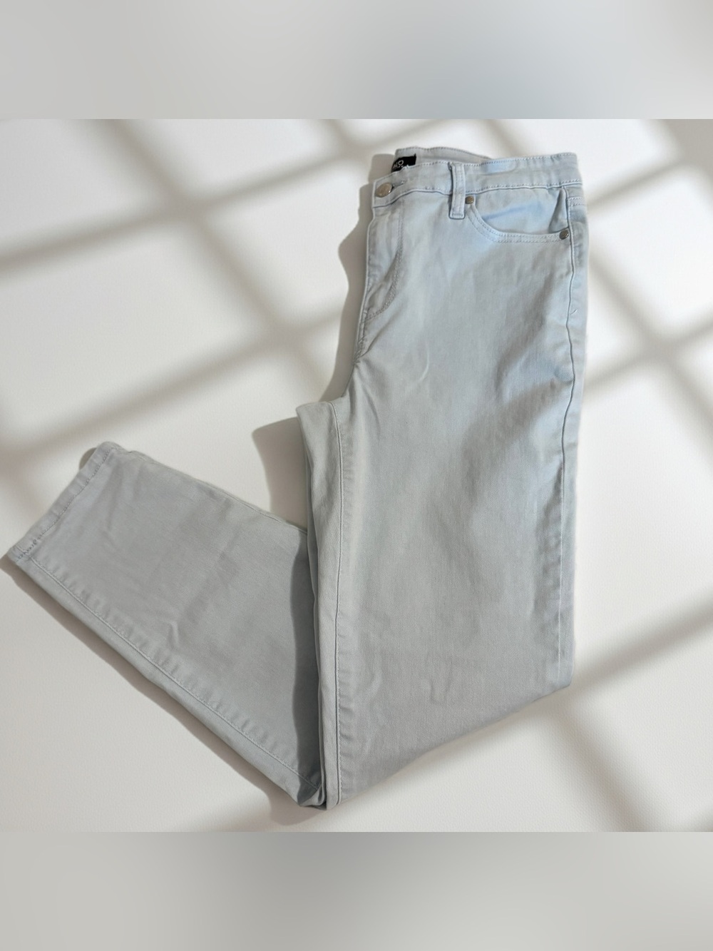 Buffalo David Bitton Men's Pale Blue Slim Straight Jeans